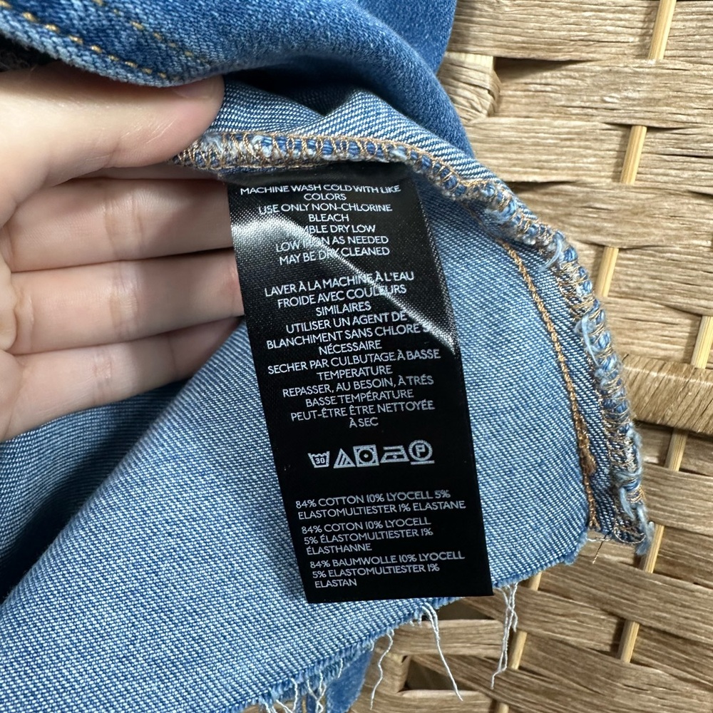 Anthropologie Pilcro The Madi Front-Slit Denim Dress - Size Small - Picture 9 of 13